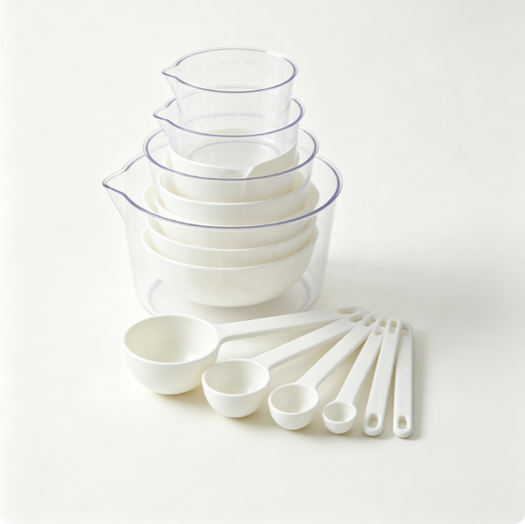 Whiska Stainless Steel Measuring Cups and Spoons Set